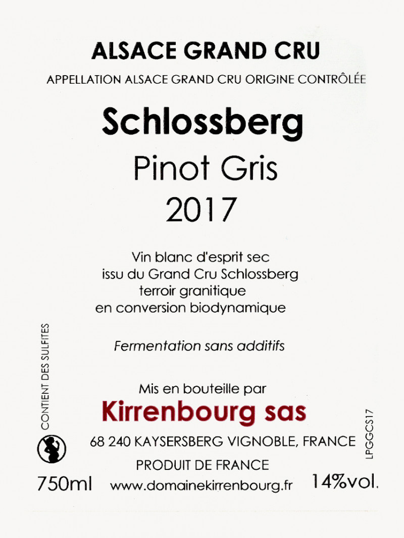 Vins Blancs Domaine Kirrenbourg