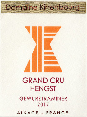 Gewurztraminer - Grand Cru Hengst 2017